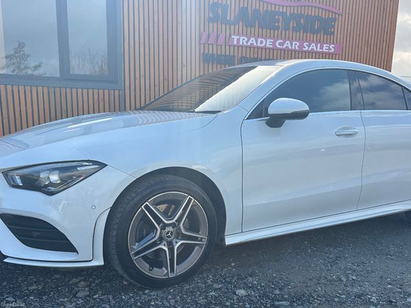 Mercedes-Benz CLA Coupe, Petrol Hybrid, 2022, White