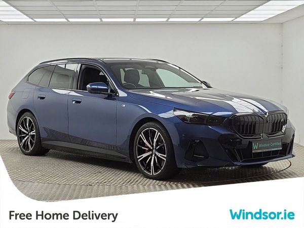 BMW i5 Estate, Electric, 2024, Blue