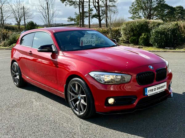 BMW 1-Series Hatchback, Diesel, 2017, Red