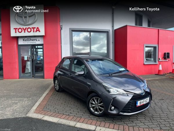 Toyota Yaris Hatchback, Petrol Hybrid, 2018, Grey