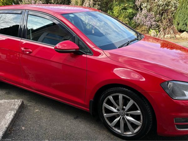 Volkswagen Golf Hatchback, Diesel, 2013, Red