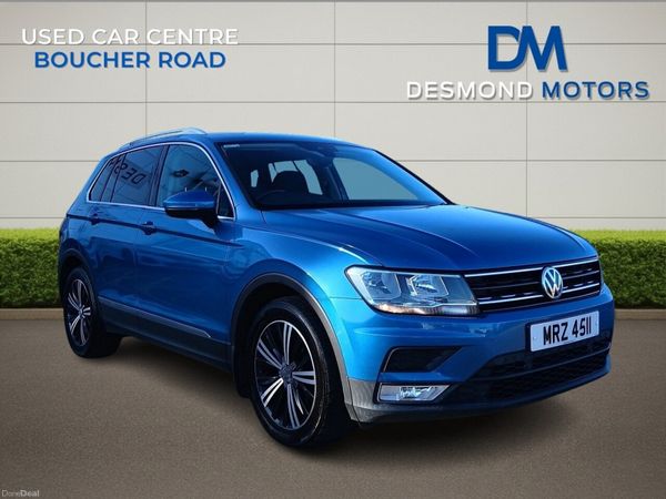 Volkswagen Tiguan SUV, Diesel, 2017, Blue