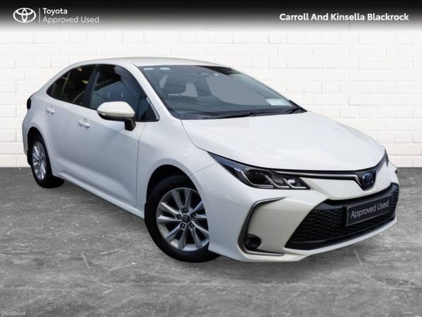 Toyota Corolla Saloon, Petrol Hybrid, 2025, White
