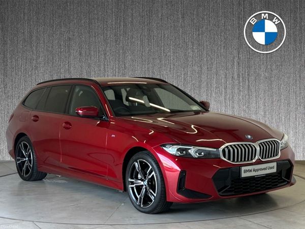 BMW 3-Series Estate, Petrol Plug-in Hybrid, 2025, Red