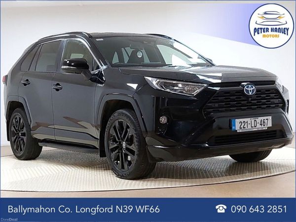 Toyota RAV4 SUV, Petrol Hybrid, 2022, Black