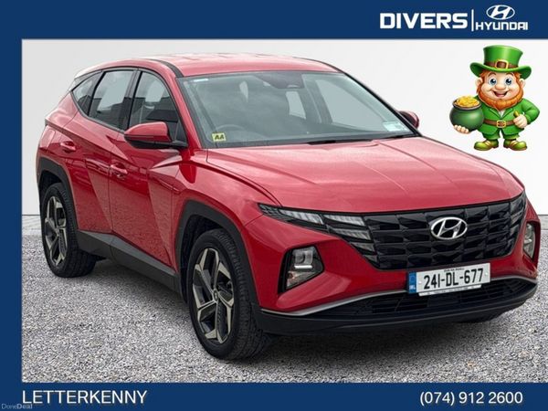 Hyundai Tucson MPV, Petrol Plug-in Hybrid, 2024, Red