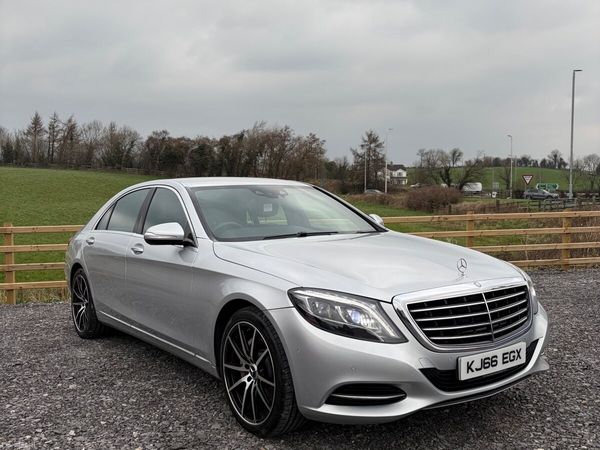 Mercedes-Benz S-Class Saloon, Diesel, 2017, Silver