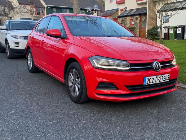 Volkswagen Polo Hatchback, Petrol, 2020, Red