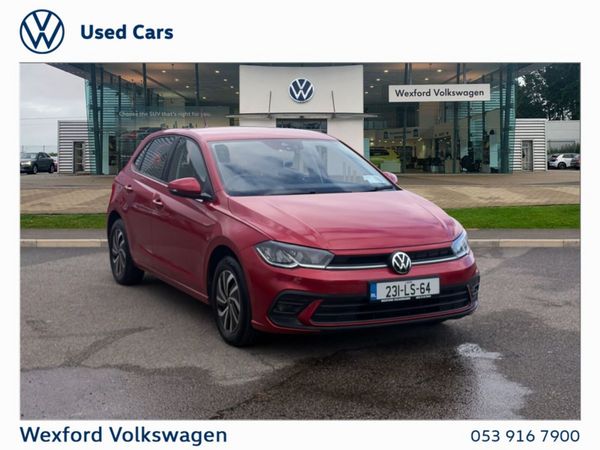 Volkswagen Polo Hatchback, Petrol, 2023, Red