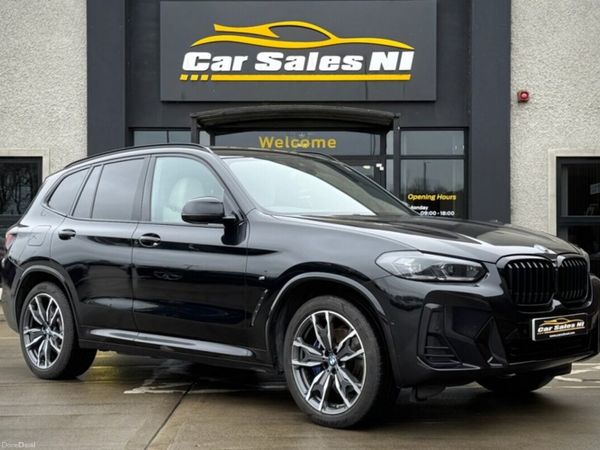 BMW X3 SUV, Diesel Hybrid, 2022, Black