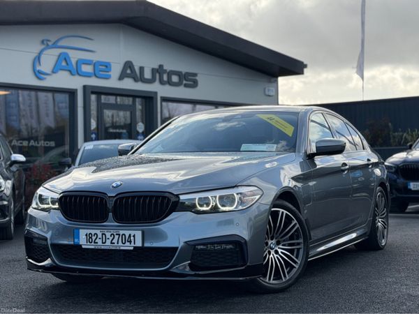 BMW 5-Series Saloon, Petrol Plug-in Hybrid, 2018, Grey