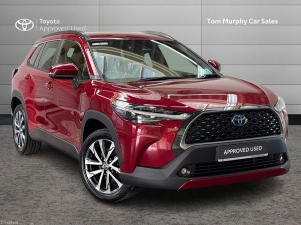 Toyota Corolla Cross SUV, Petrol Hybrid, 2023, Red