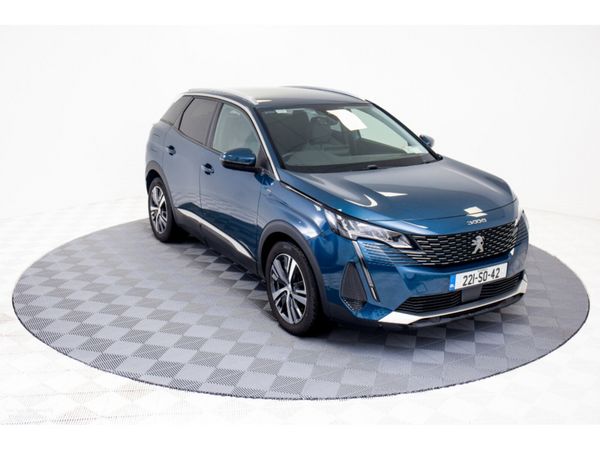 Peugeot 3008 SUV, Petrol Plug-in Hybrid, 2022, Blue