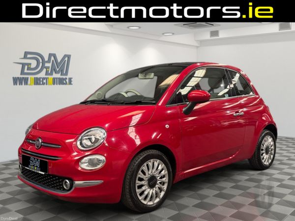 Fiat 500 Hatchback, Petrol, 2017, Red