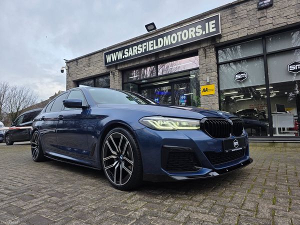 BMW 5-Series Saloon, Diesel, 2020, Blue