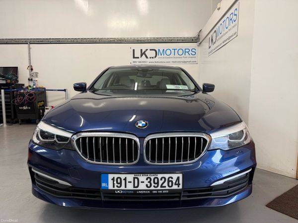 BMW 5-Series Saloon, Diesel, 2019, Blue