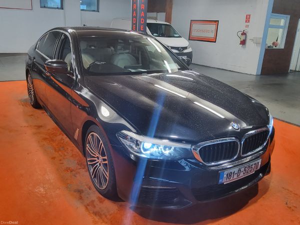BMW 5-Series Saloon, Diesel, 2018, Black