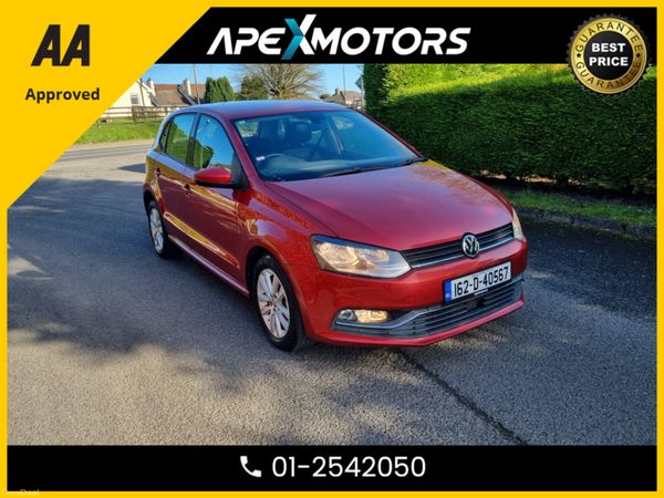 Volkswagen Polo Hatchback, Petrol, 2016, Red