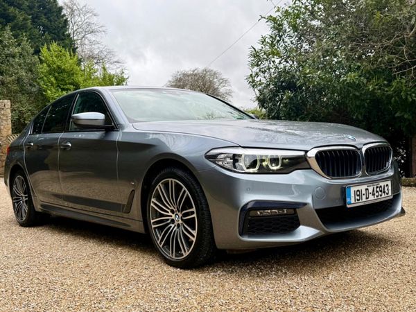 BMW 5-Series Saloon, Petrol Plug-in Hybrid, 2019, Blue