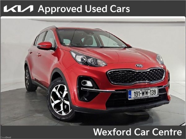 Kia Sportage Hatchback, Diesel, 2019, Red