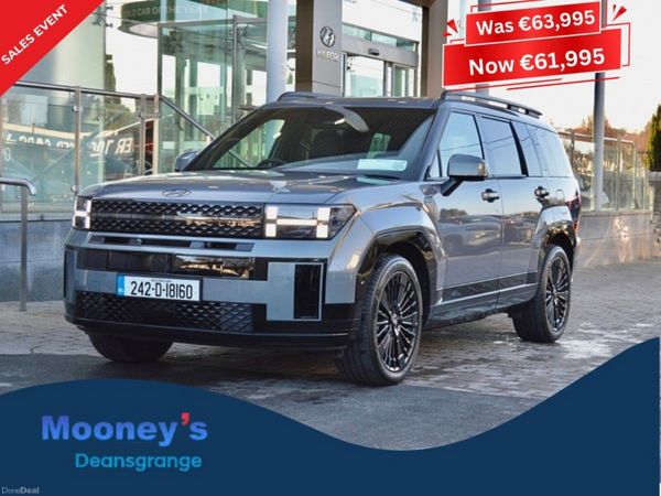 Hyundai Santa Fe SUV, Petrol Plug-in Hybrid, 2024, Blue