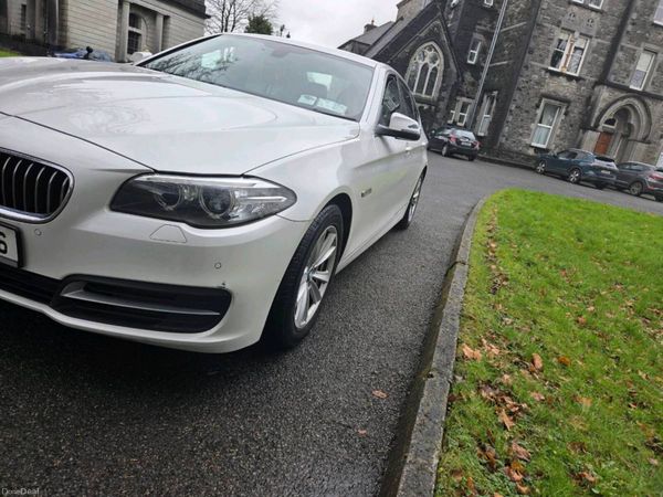 BMW 5-Series Saloon, Diesel, 2014, White