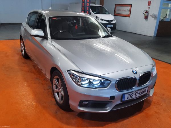 BMW 1-Series Hatchback, Diesel, 2015, Silver