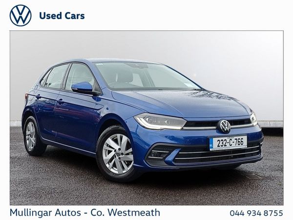 Volkswagen Polo Hatchback, Petrol, 2023, Blue
