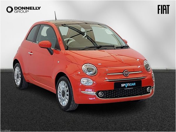 Fiat 500 Hatchback, Petrol, 2023, Orange
