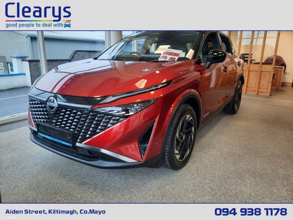 Nissan Qashqai Hatchback, Petrol Hybrid, 2026, Red