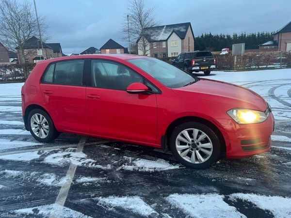 Volkswagen Golf Hatchback, Diesel, 2014, Red