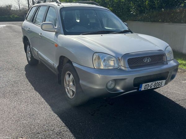 Hyundai Santa Fe SUV, Diesel, 2003, Silver