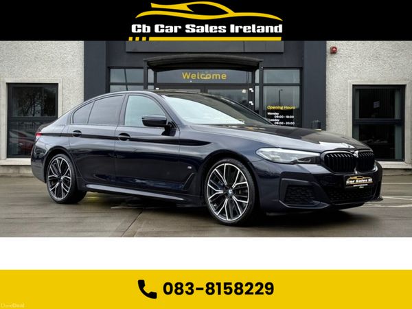 BMW 5-Series Saloon, Diesel Hybrid, 2021, Black