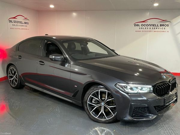 BMW 5-Series Saloon, Diesel Hybrid, 2022, Grey