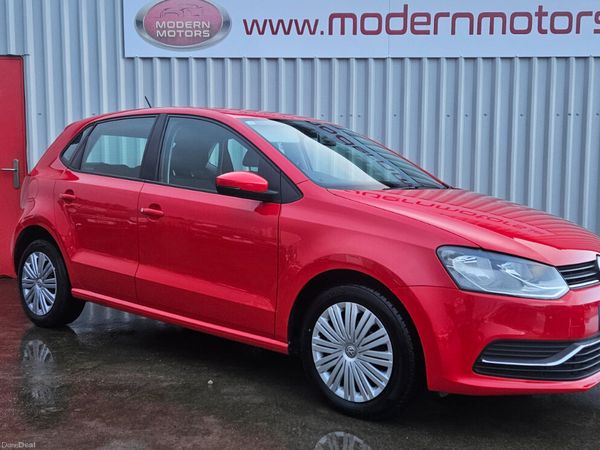 Volkswagen Polo Hatchback, Petrol, 2017, Red