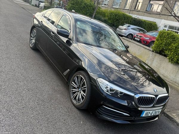 BMW 5-Series Saloon, Diesel, 2018, Black