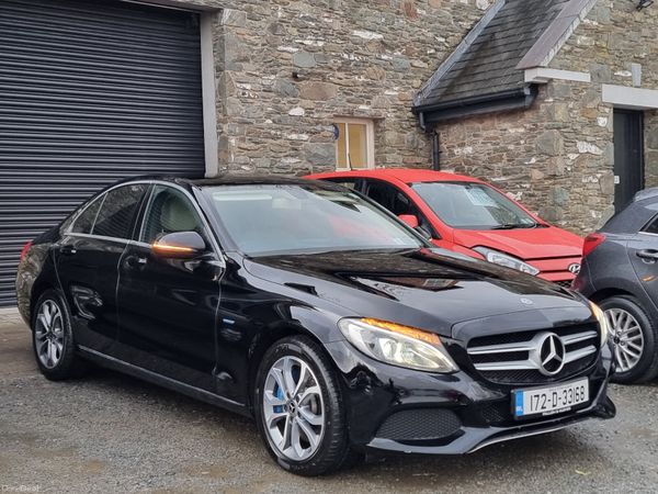 Mercedes-Benz C-Class Saloon, Petrol Plug-in Hybrid, 2017, Black