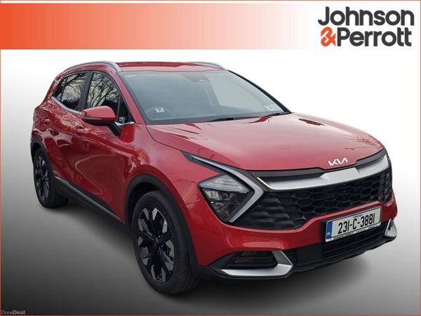 Kia Sportage SUV, Petrol Plug-in Hybrid, 2023, Red