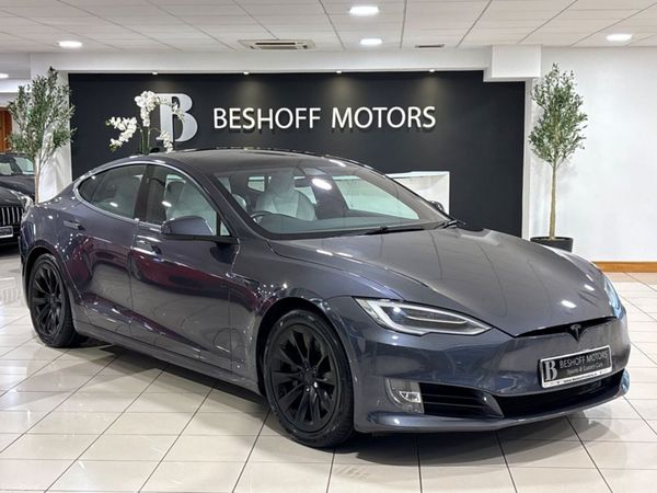Tesla Model S LONG RANGE RAVEN AWD=WHITE INTERIOR/