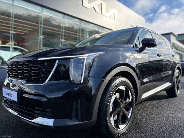 Kia Sorento SUV, Petrol Plug-in Hybrid, 2026, Black