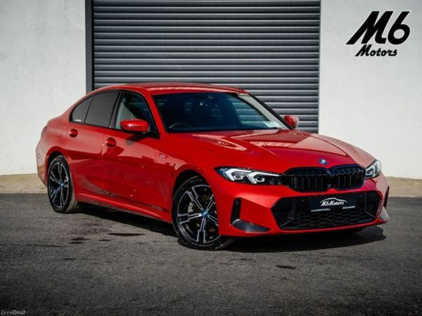 BMW 3-Series Saloon, Petrol Plug-in Hybrid, 2024, Red