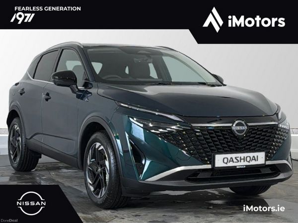 Nissan Qashqai SUV, Petrol Hybrid, 2026, Green