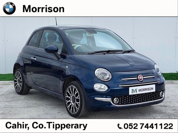 Fiat 500 Hatchback, Petrol, 2023, Blue