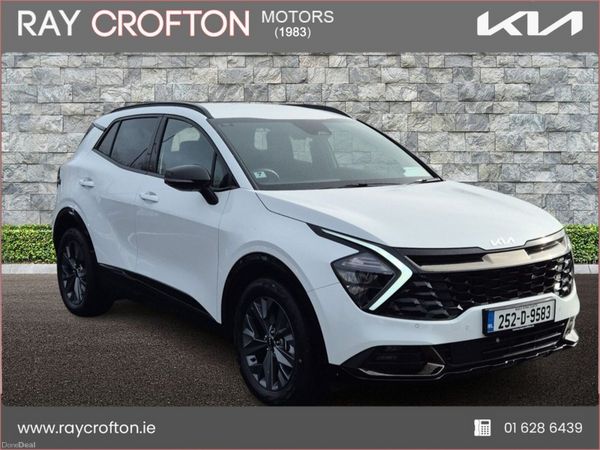 Kia Sportage SUV, Petrol Hybrid, 2025, White