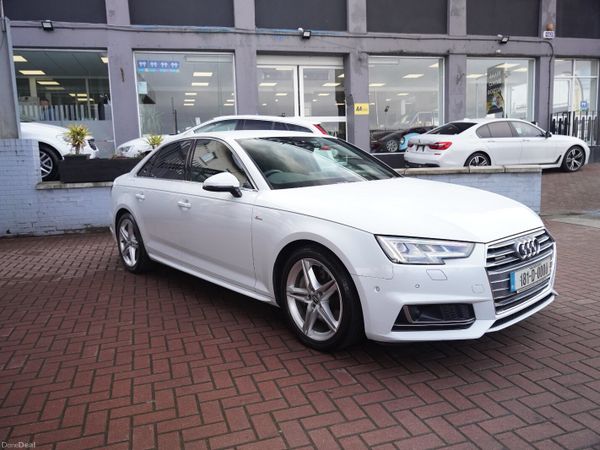 Audi A4 Saloon, Petrol, 2018, White