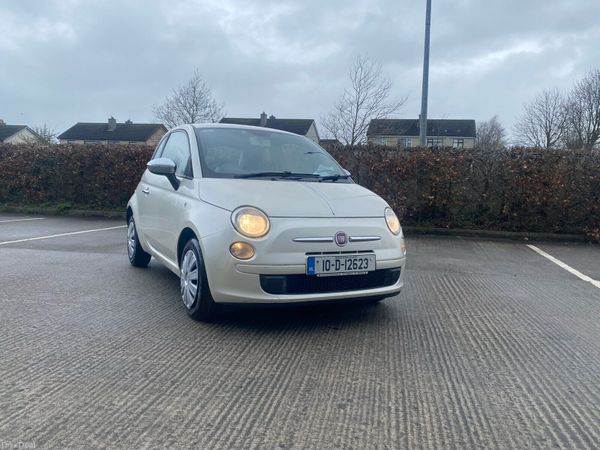 Fiat 500 Hatchback, Petrol, 2010, White