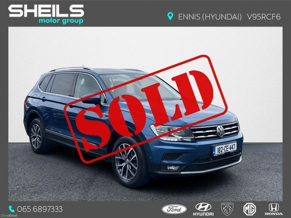 Volkswagen Tiguan SUV, Diesel, 2018, Blue