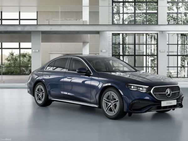 Mercedes-Benz E-Class Saloon, Diesel Hybrid, 2024, Blue