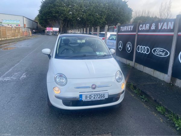 Fiat 500 Hatchback, Petrol, 2011, White