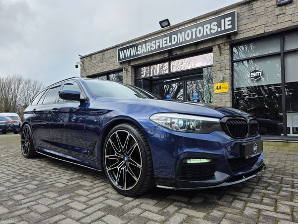 BMW 5-Series Estate, Diesel, 2019, Blue